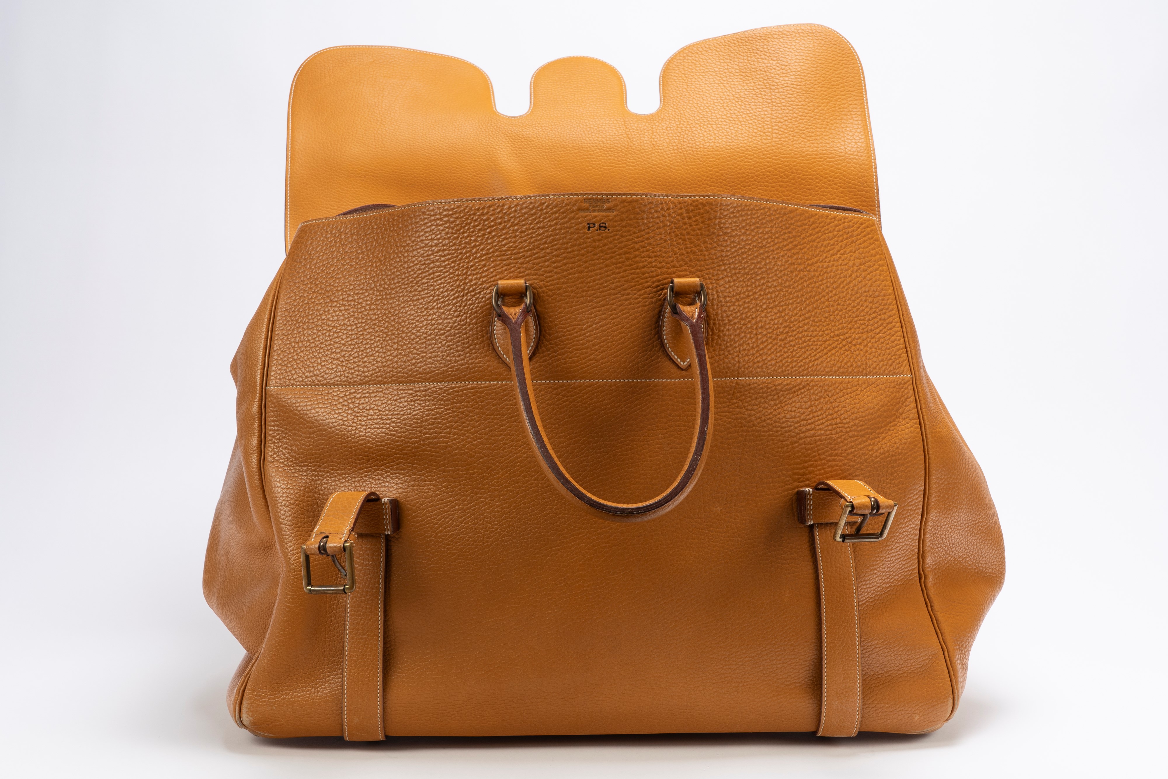 Hermès - Date non indicato, Borsa da viaggio Drag in pelle vache naturale