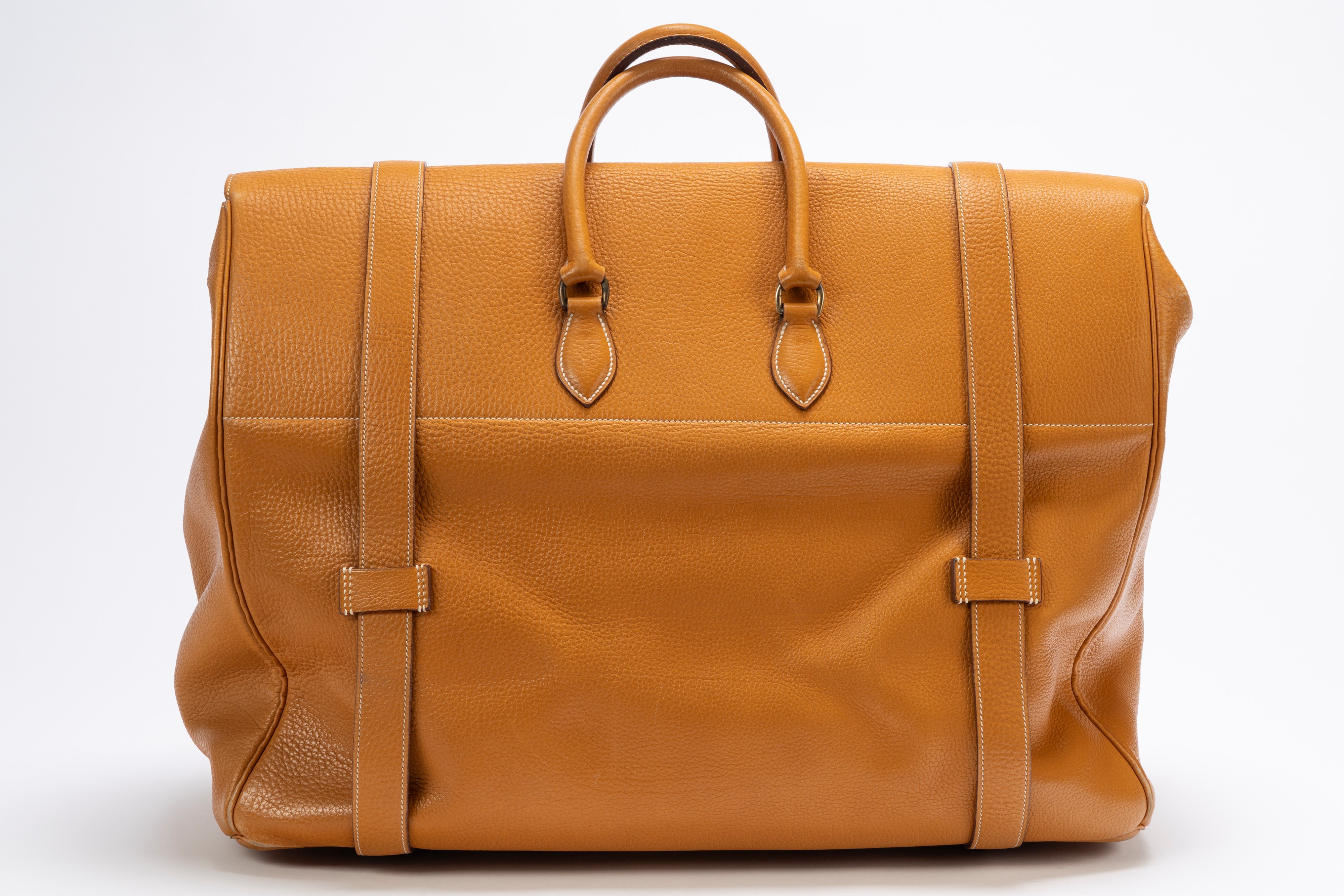 Hermès - Date non indicato, Borsa da viaggio Drag in pelle vache naturale