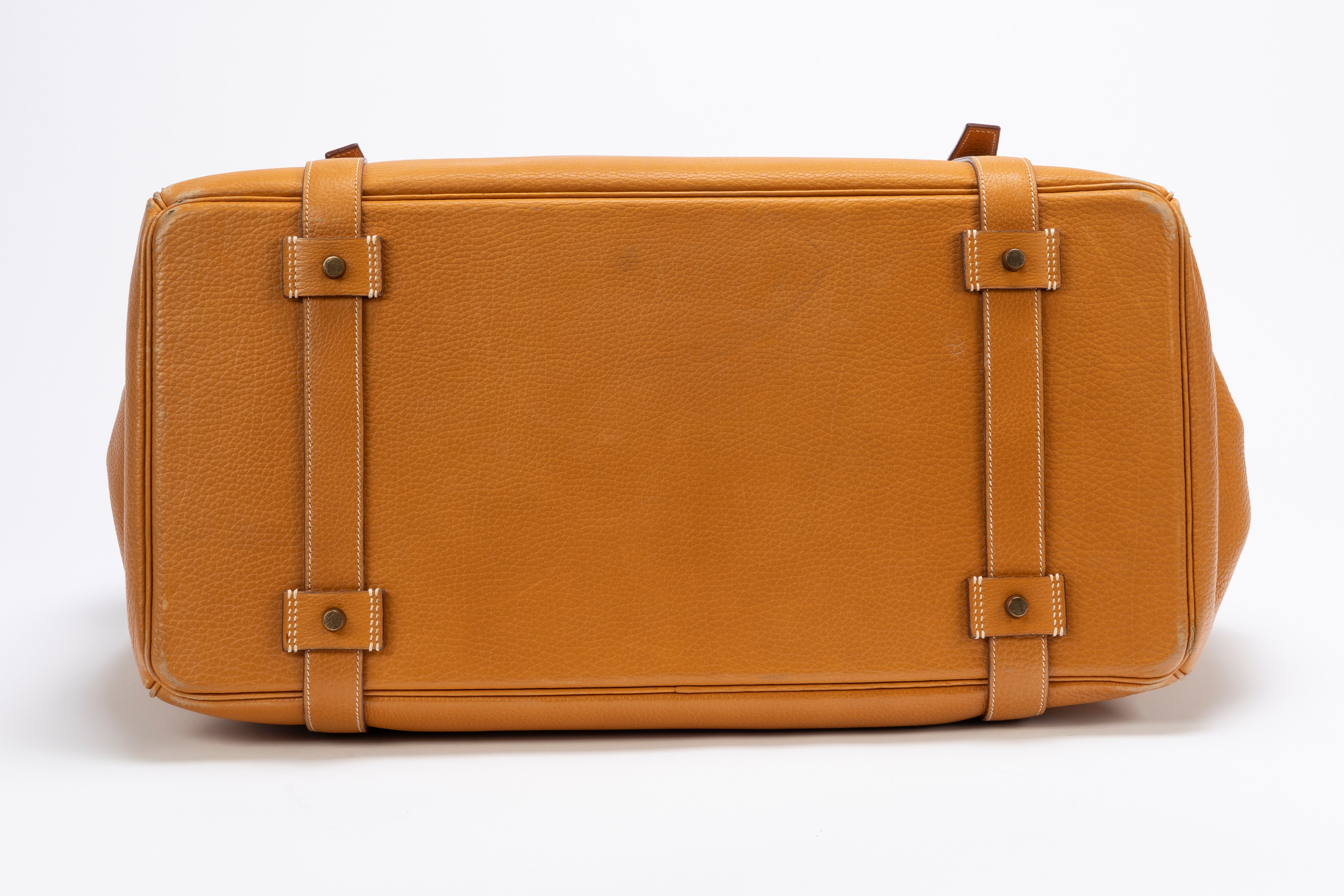 Hermès - Date non indicato, Borsa da viaggio Drag in pelle vache naturale