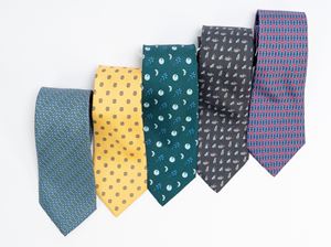 Lotto di cinque cravatte