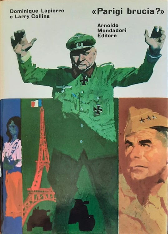 Ferenc Pintér - Parigi brucia?, tempera su cartoncino applicato a cartone