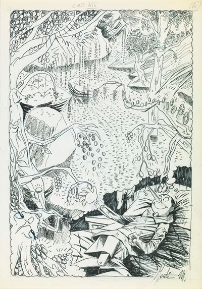 Montanaro, Illustrazione per 'Pinocchio Diamante'