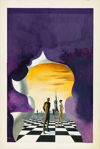 Lazarus Long, l'immortale (Time Enough for Love), tempera su cartoncino, 1980