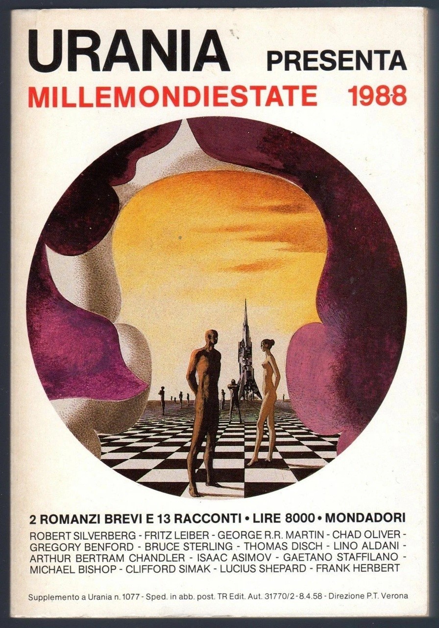Karel Thole - Lazarus Long, l'immortale (Time Enough for Love), tempera su cartoncino, 1980