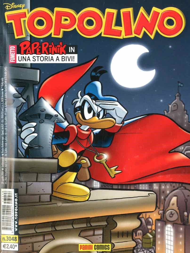 Stefano Intini - Paperinik - Originale di copertina, matita e china su cartoncino