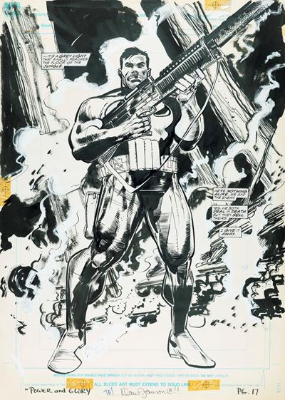 Blood and Glory - We The People, matita e china su cartoncino Marvel