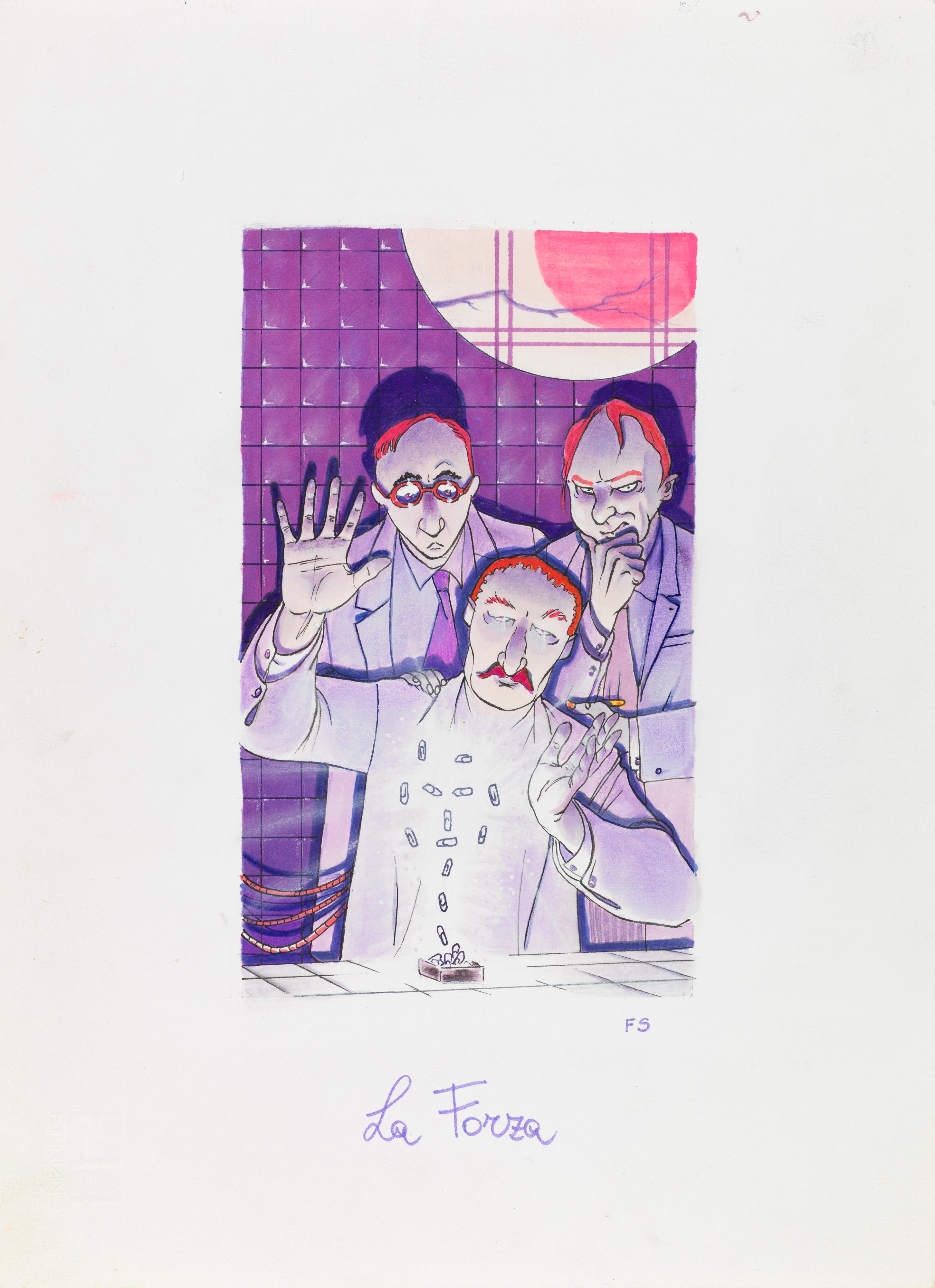 Filippo Scozzari - Tarocchi - Illustrazioni originali in china e acrilici su cartoncino