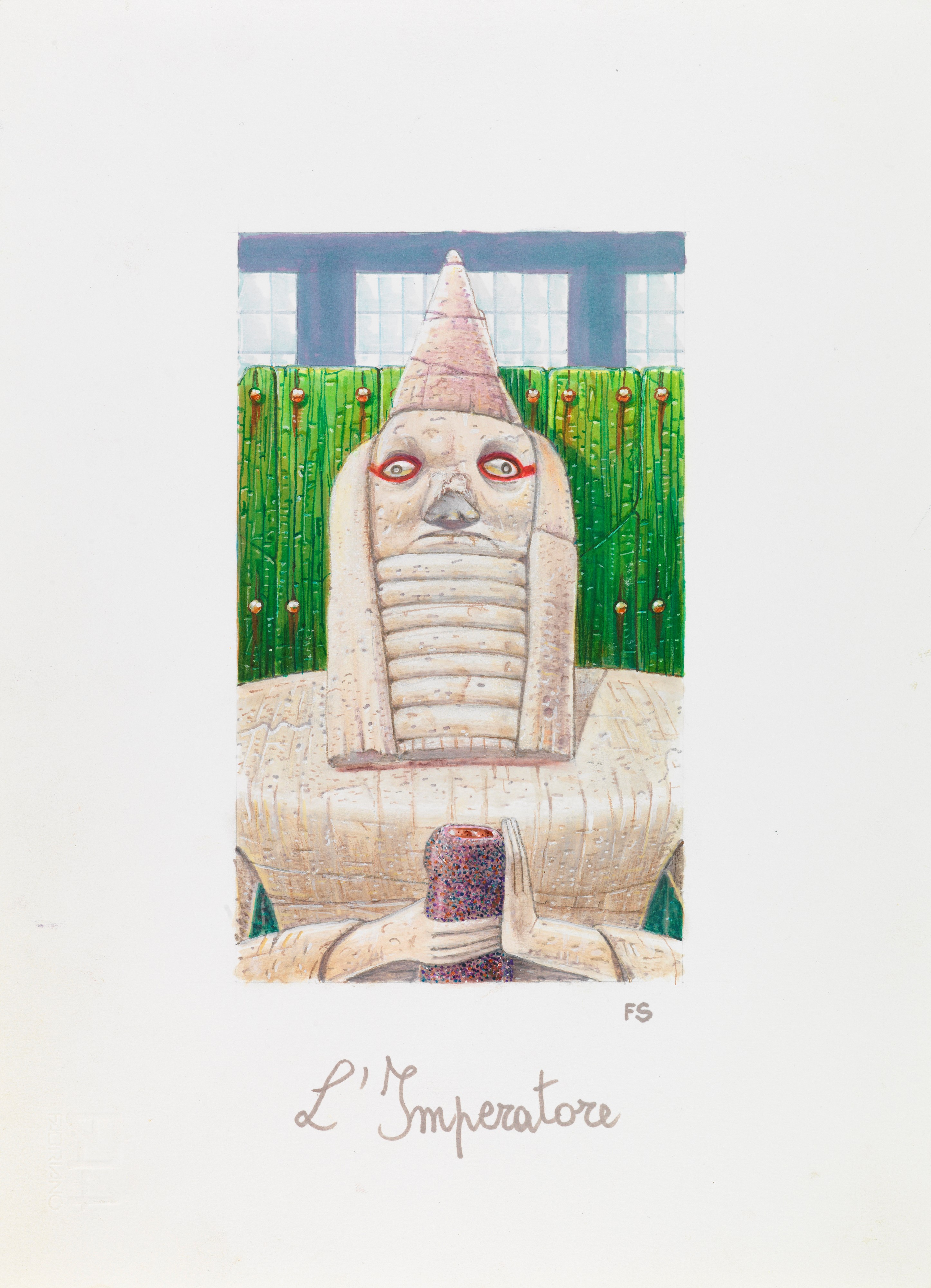 Filippo Scozzari - Tarocchi - Illustrazioni originali in china e acrilici su cartoncino