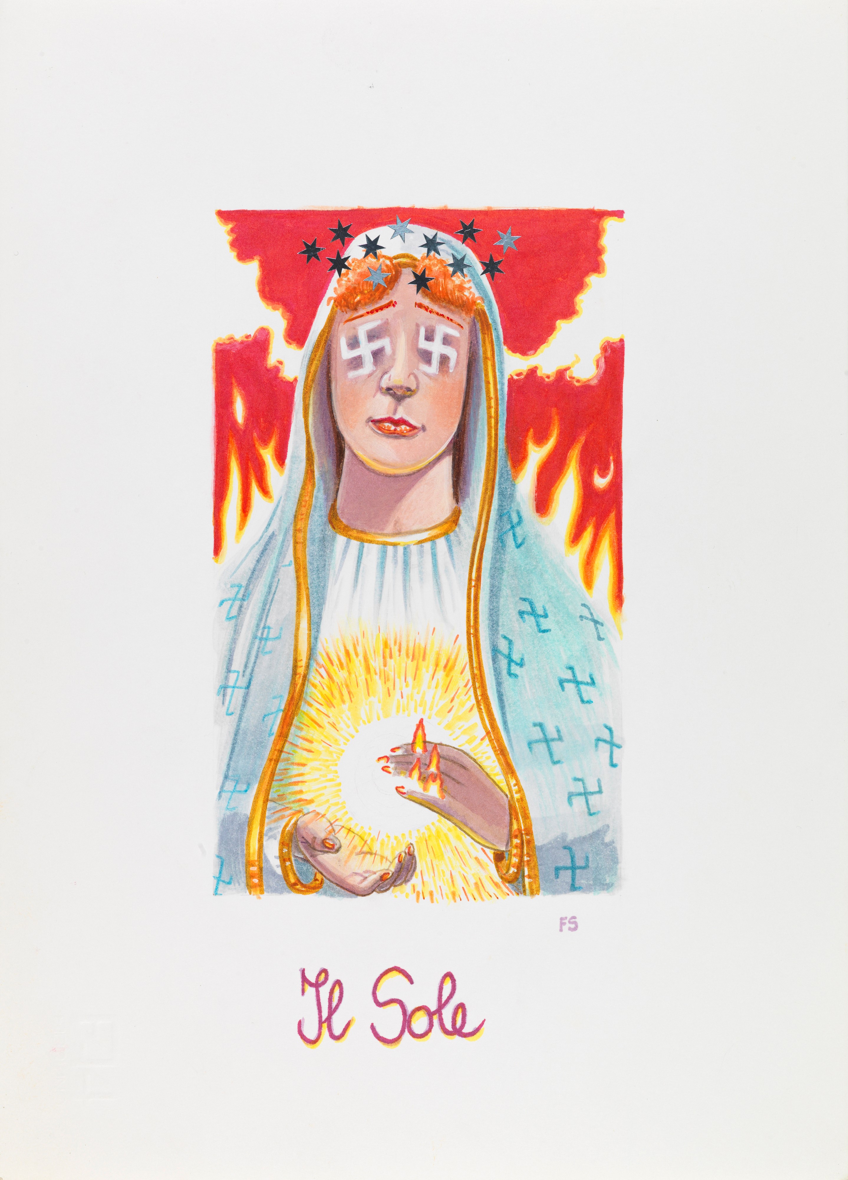 Filippo Scozzari - Tarocchi - Illustrazioni originali in china e acrilici su cartoncino