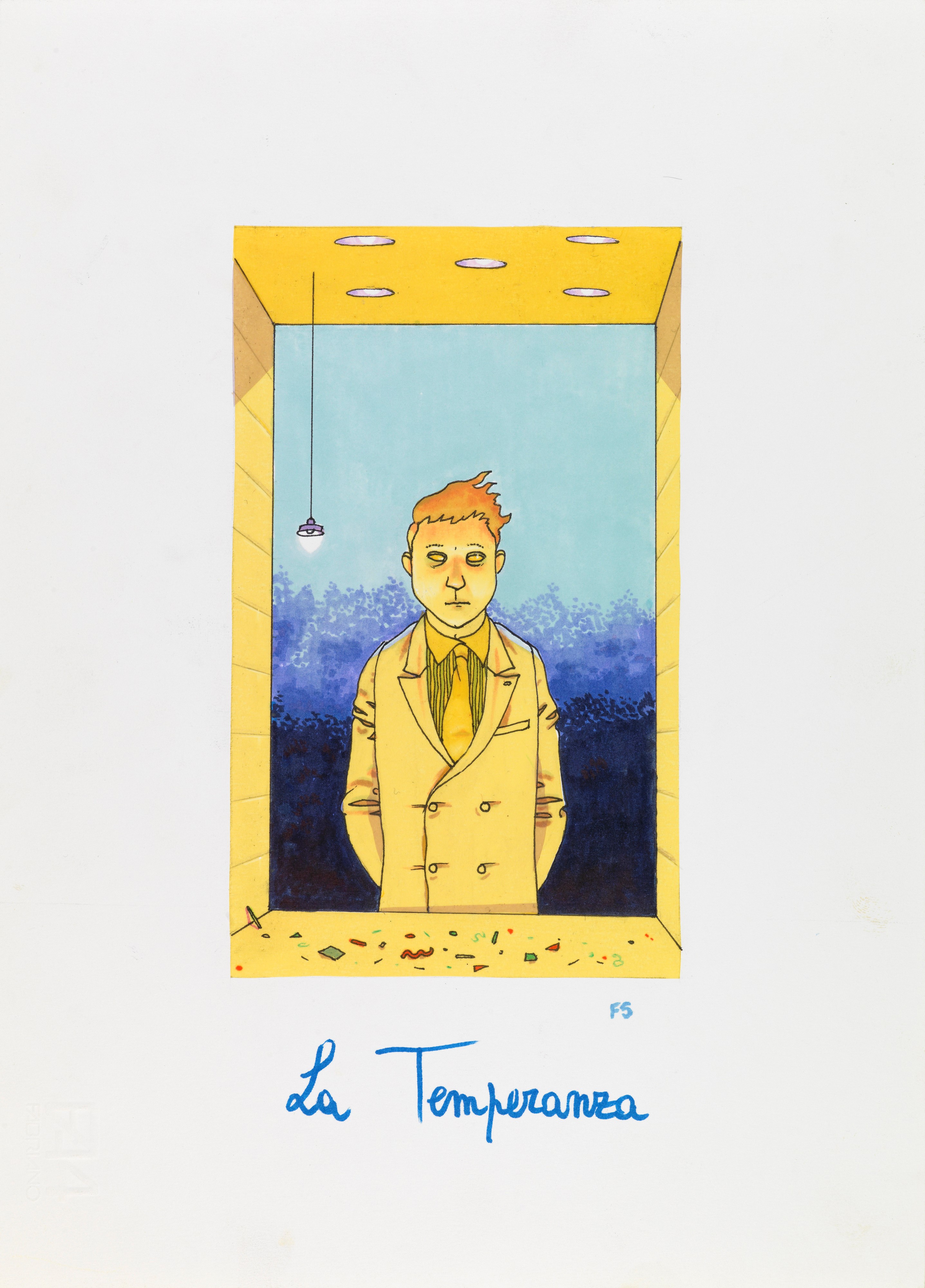 Filippo Scozzari - Tarocchi - Illustrazioni originali in china e acrilici su cartoncino