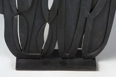 Bruxelles – Scultura in bronzo patinato nero