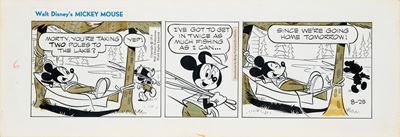 Mickey Mouse - Striscia giornaliera del 25/08/1973