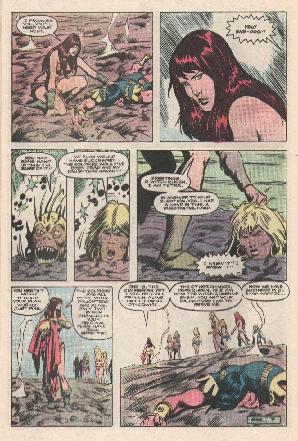 John Buscema - Conan the Barbarian - Witches' Keep, matita e china su cartoncino Marvel