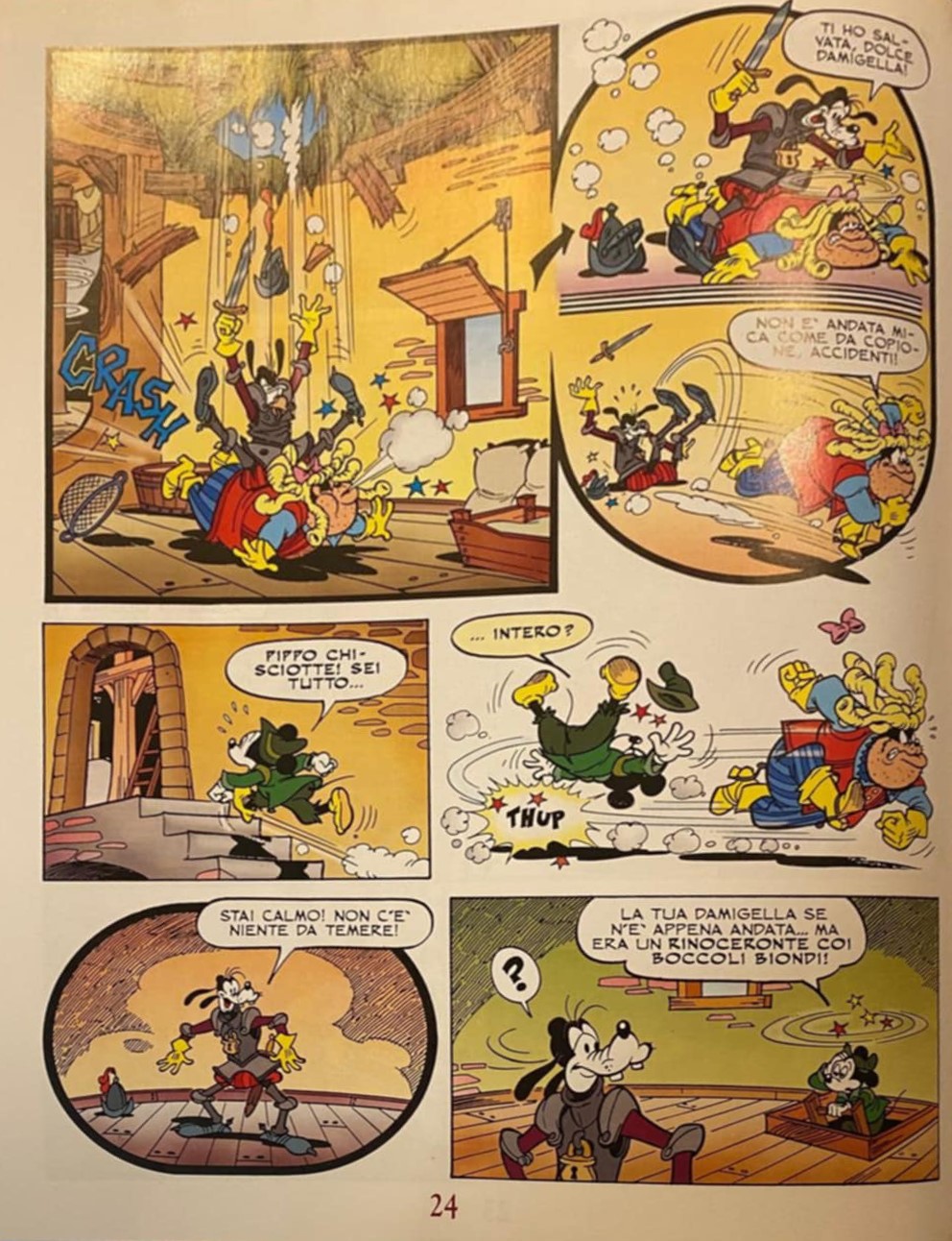 Hector Adolfo De Urtiaga - Le grandi parodie - Don Pippo Chisciotte, matita e pastello su carta