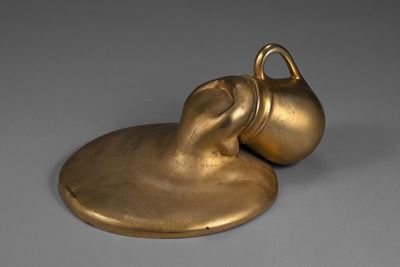 Cesar Baldaccini, Expansione, 1980, Resina e metallo dorato, cm 22,3 x 18 x 11,5