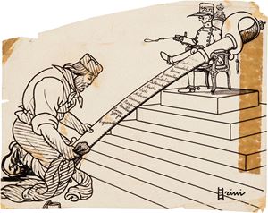 I repubblicani interventisti spingono Garibaldi a lustrare lo spadone insanguinato del Re