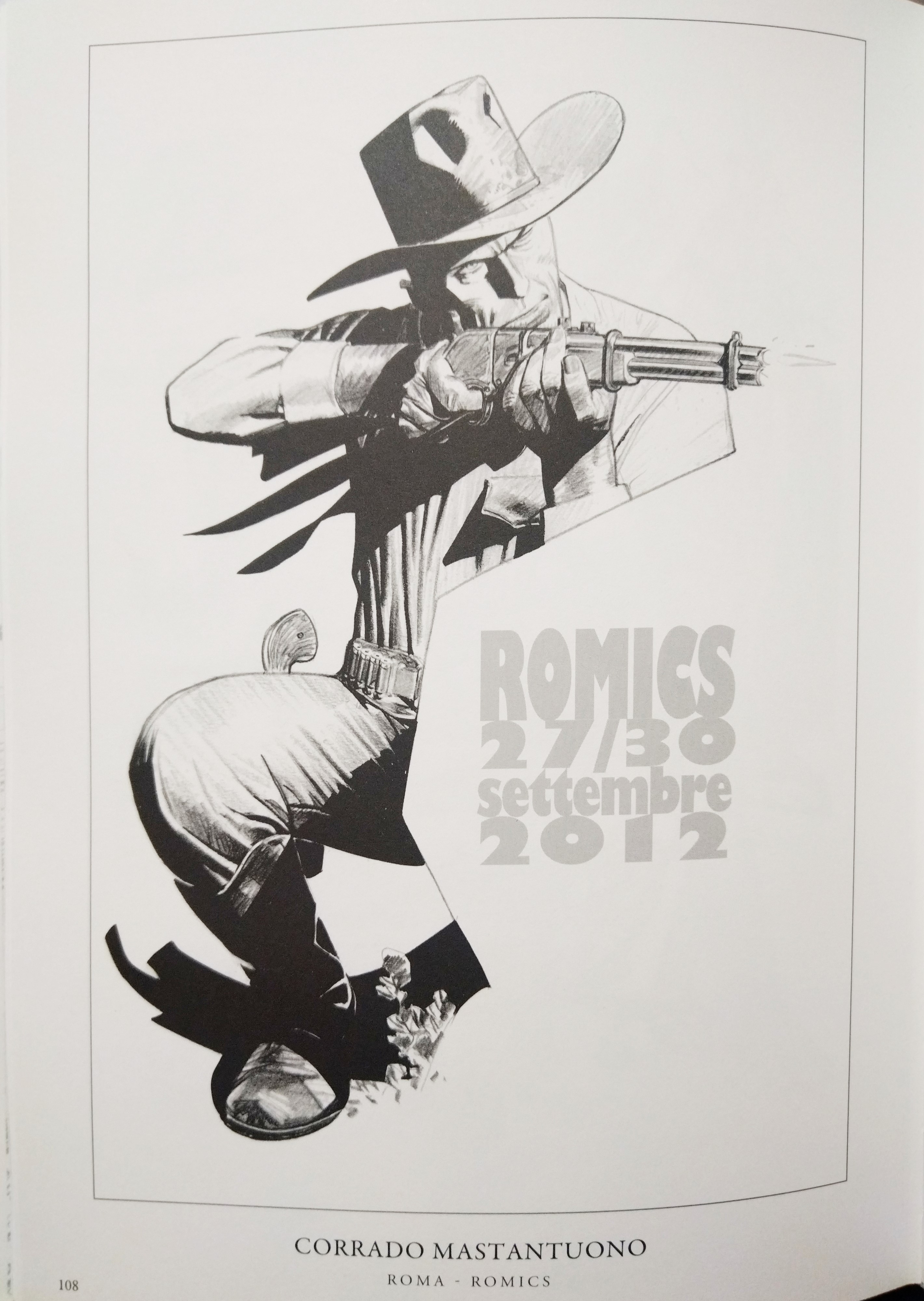 Corrado Mastantuono - Illustrazione per il manifesto ufficiale del Romics 2012