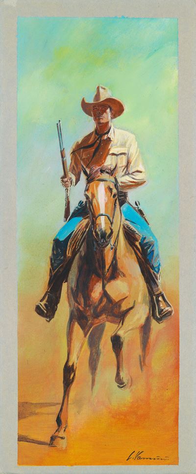 Tex - tempera su cartone