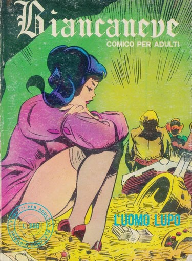 Leone Frollo - Biancaneve - L'oro dei ladroni, matita e china su cartoncino