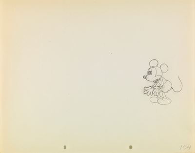 Mickey Mouse Club, matita su carta