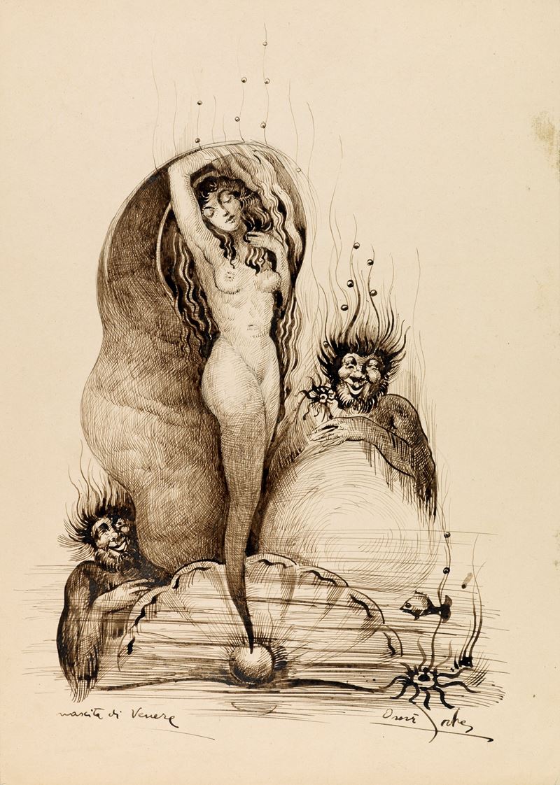 Nascita di Venere / Ninfa e Fauni