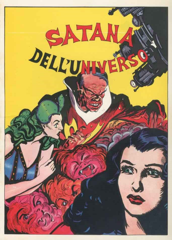 a.n.I. (autore Non Identificato) - Autore sconosciuto, Satana dell'universo, matita e china su ca...