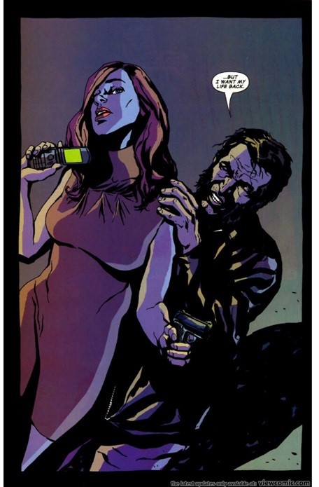 Michael Gaydos - Powerless - Splash Page Originale, matita e china su cartoncino Marvel