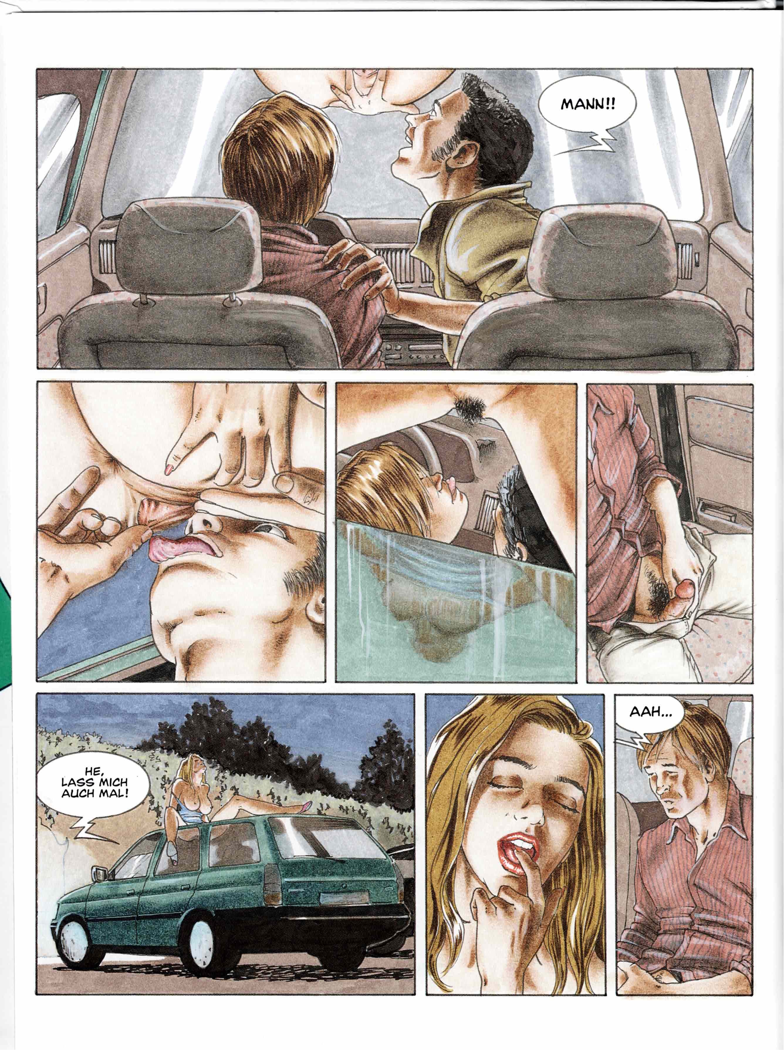 Luca Tarlazzi - Car party, matita su carta 25 x 30,5 cm
