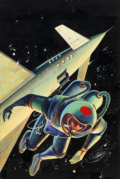 Cosmo - Una strana odissea, tempera su cartone