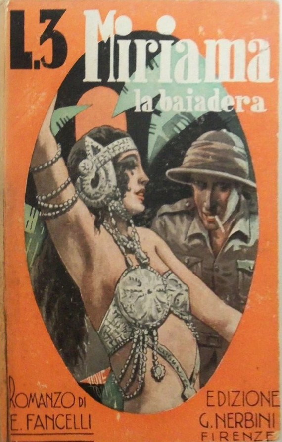 Giove Toppi - Miriama, tempera su cartone