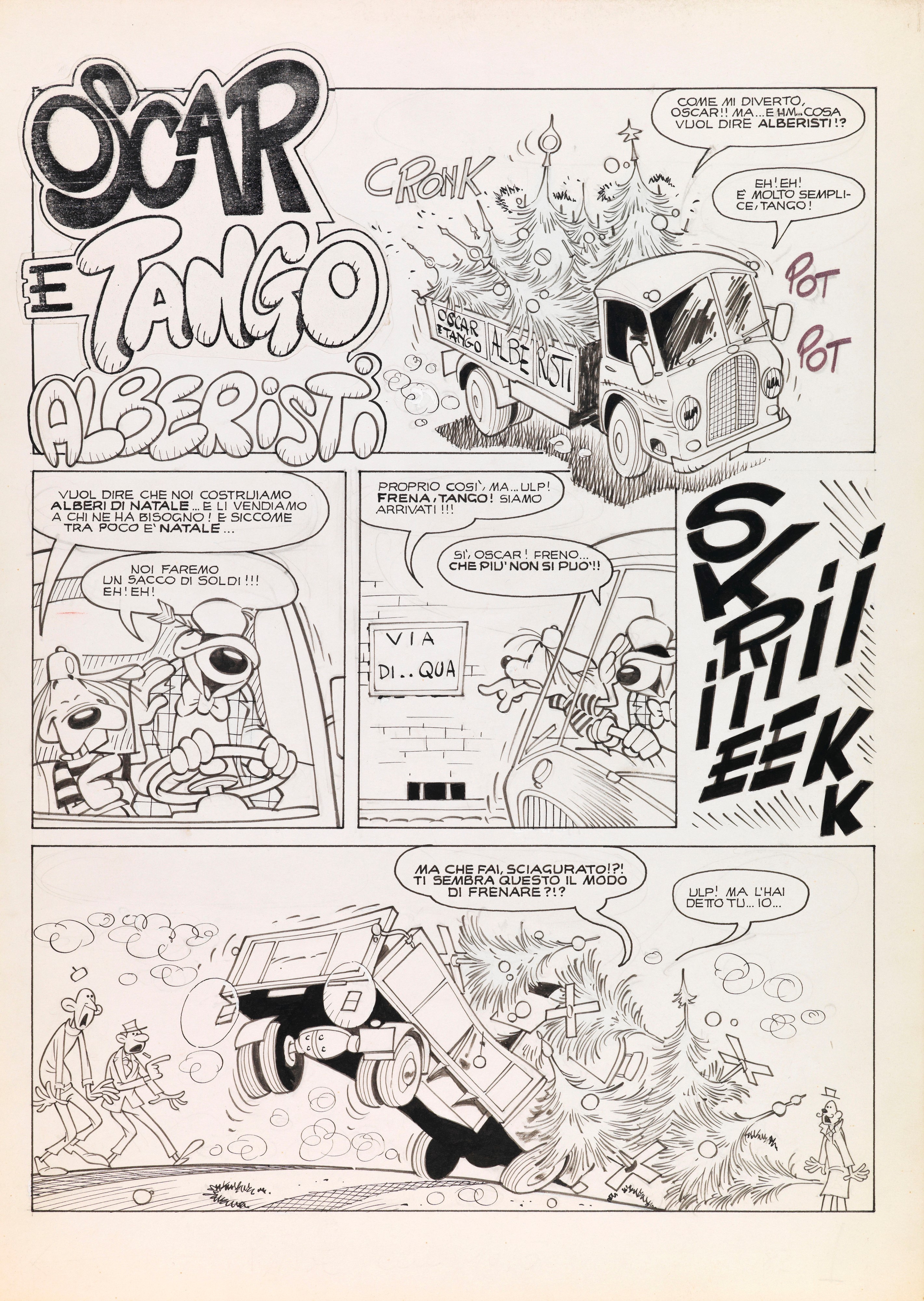 Oscar e Tango alberisti