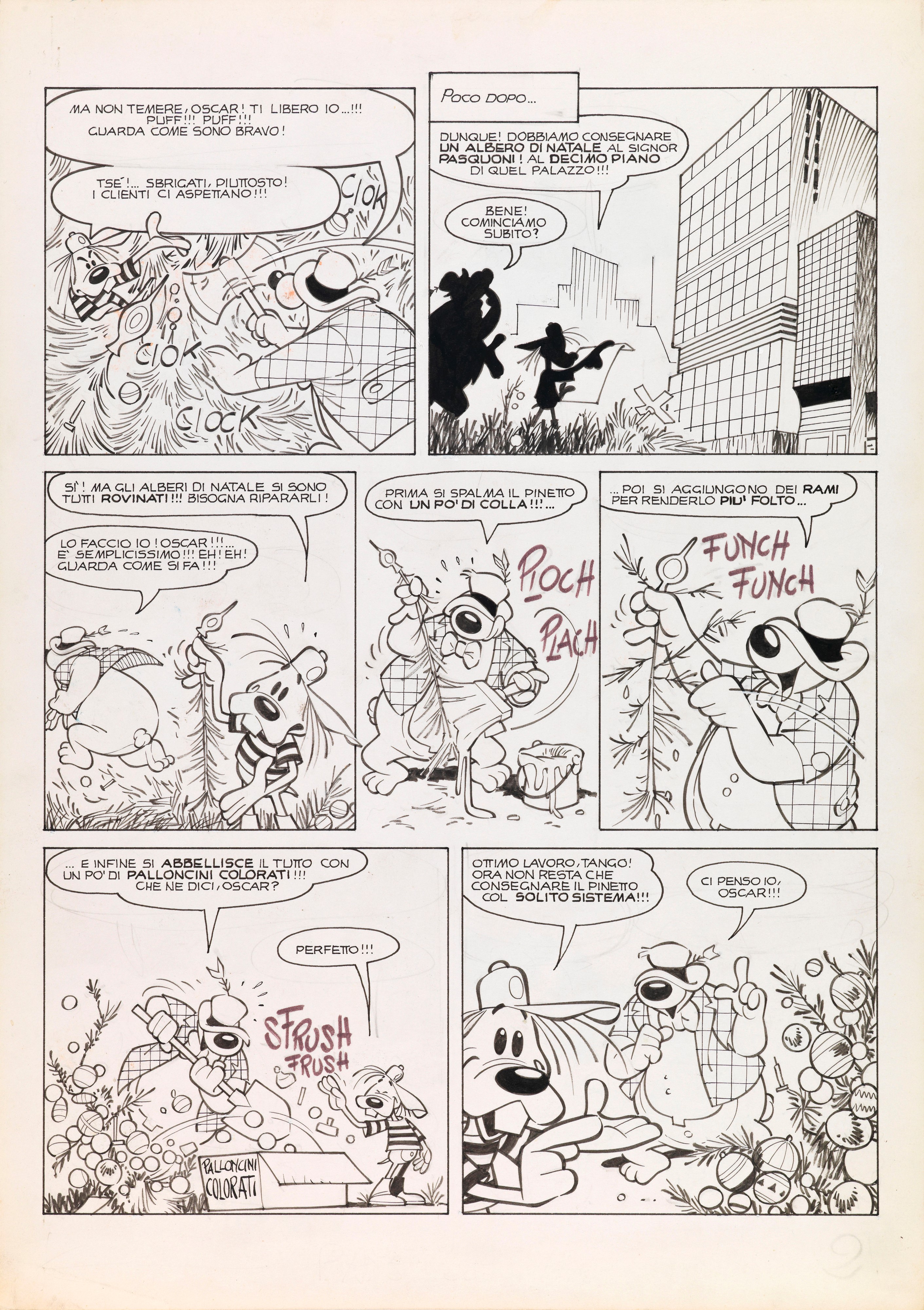 Oscar e Tango alberisti