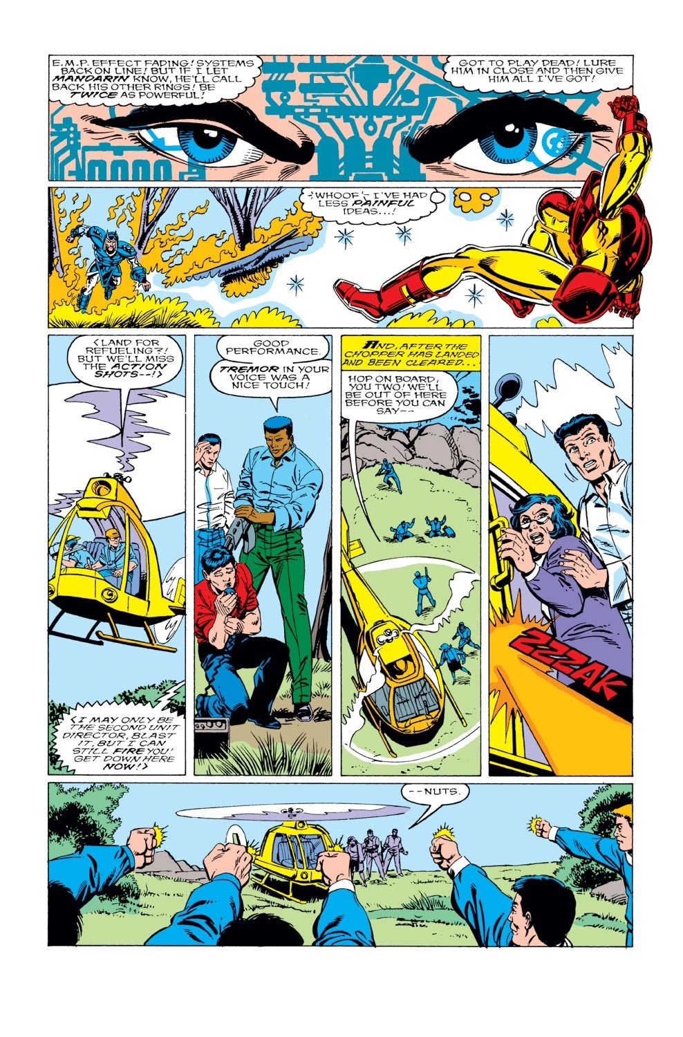 Alan Kupperberg - Iron Man - Master Blaster!, matita e china su cartoncino Marvel