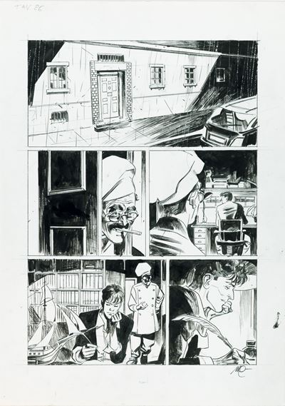Dylan Dog - Mater Morbi, matita e china su cartoncino