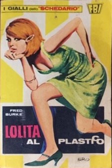 Mario Caria - Copertina per 'Lolita al plastico', tempera su cartone