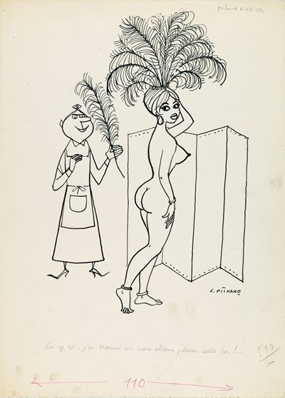 Illustrazione per il giornale satirico Le Rire