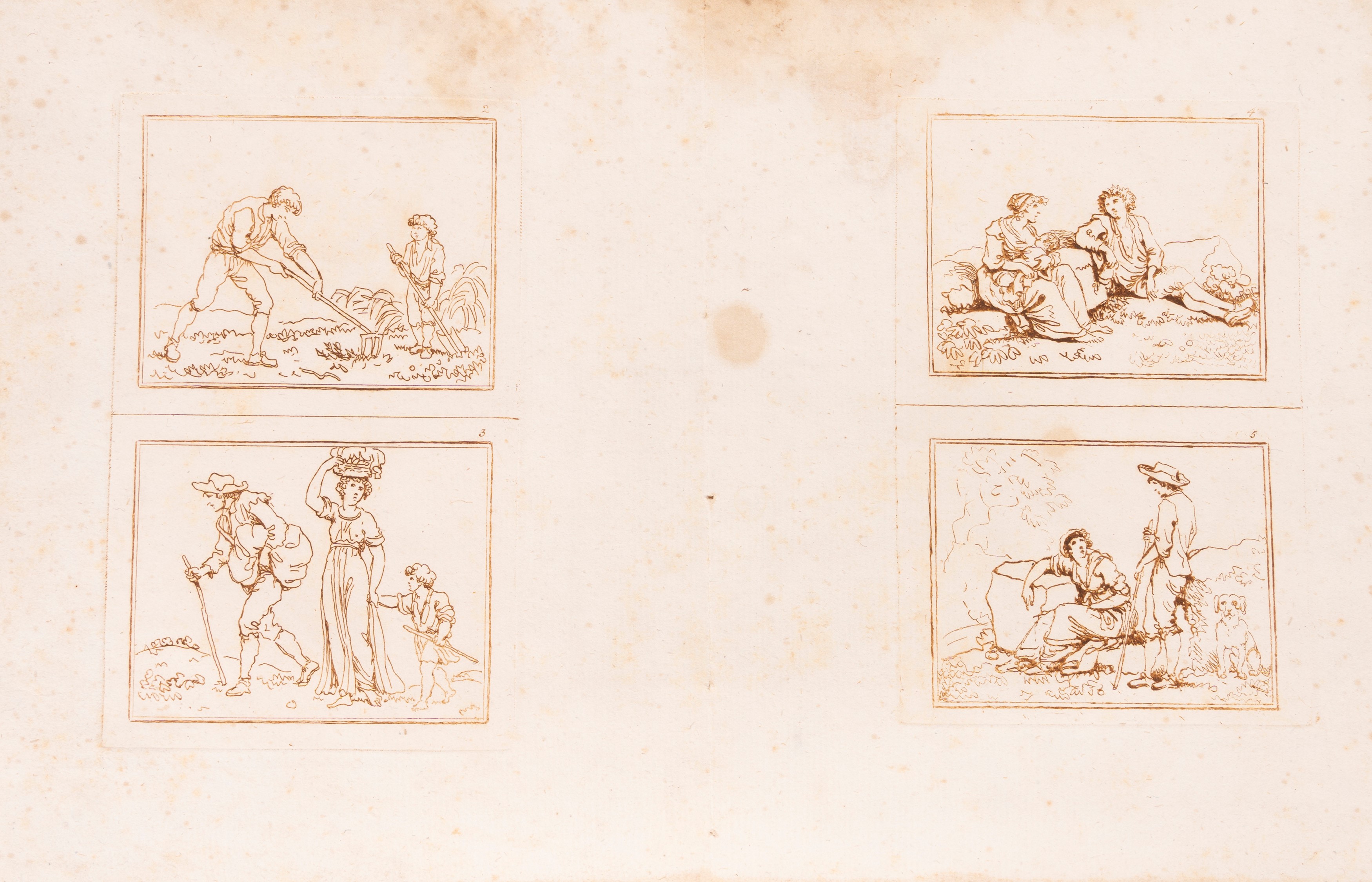 Figure fatte da cinque punti obbligati - Figure Originali dedicate A Sua Eccellenza Il Signore Ma...