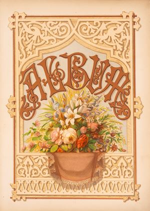 Album di fotografie perlopi&ugrave; con soggetto Pulcinella