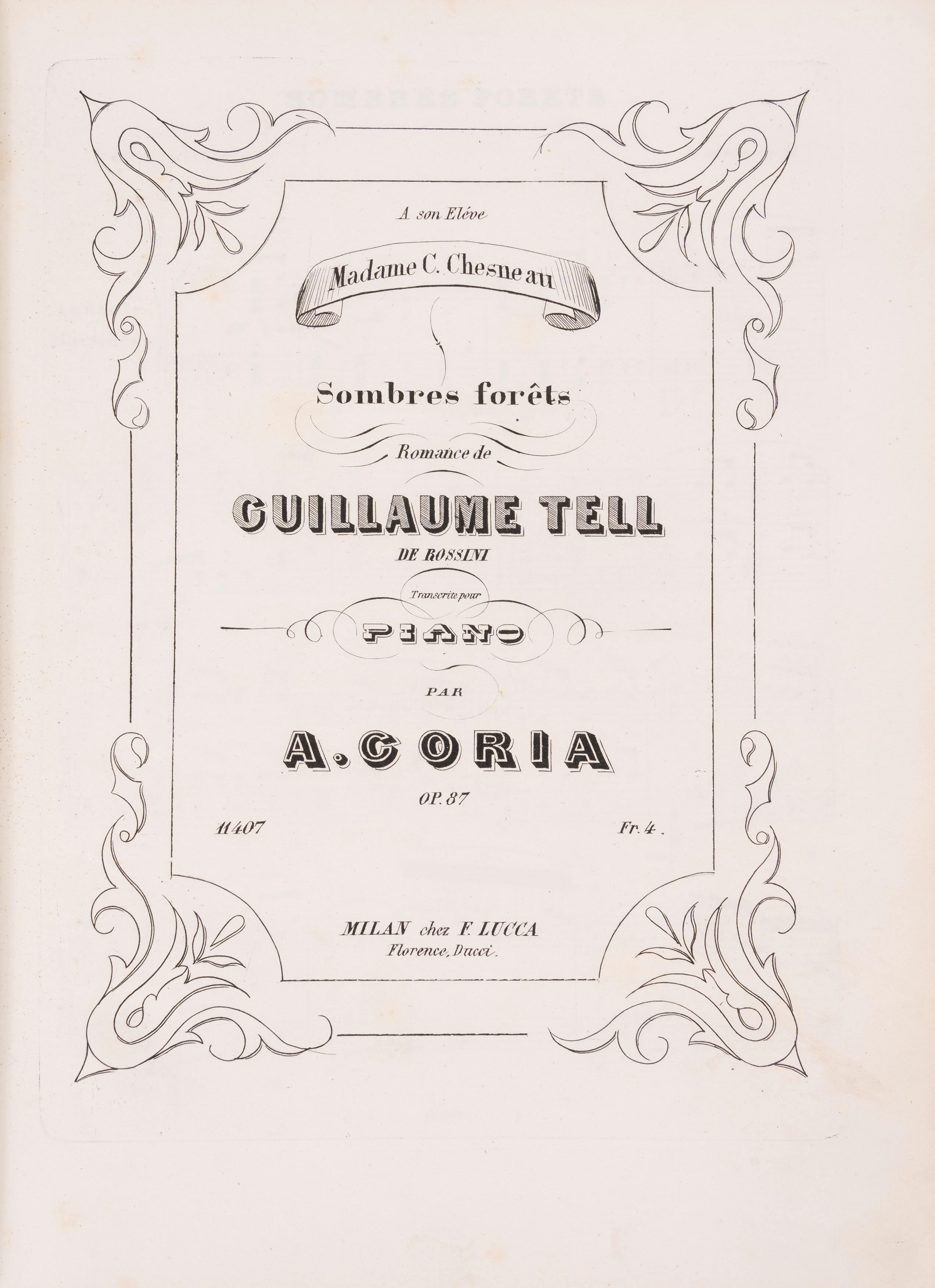 Gioacchino Rossini - Souvenir: raccolta di spartiti per piano (1850)