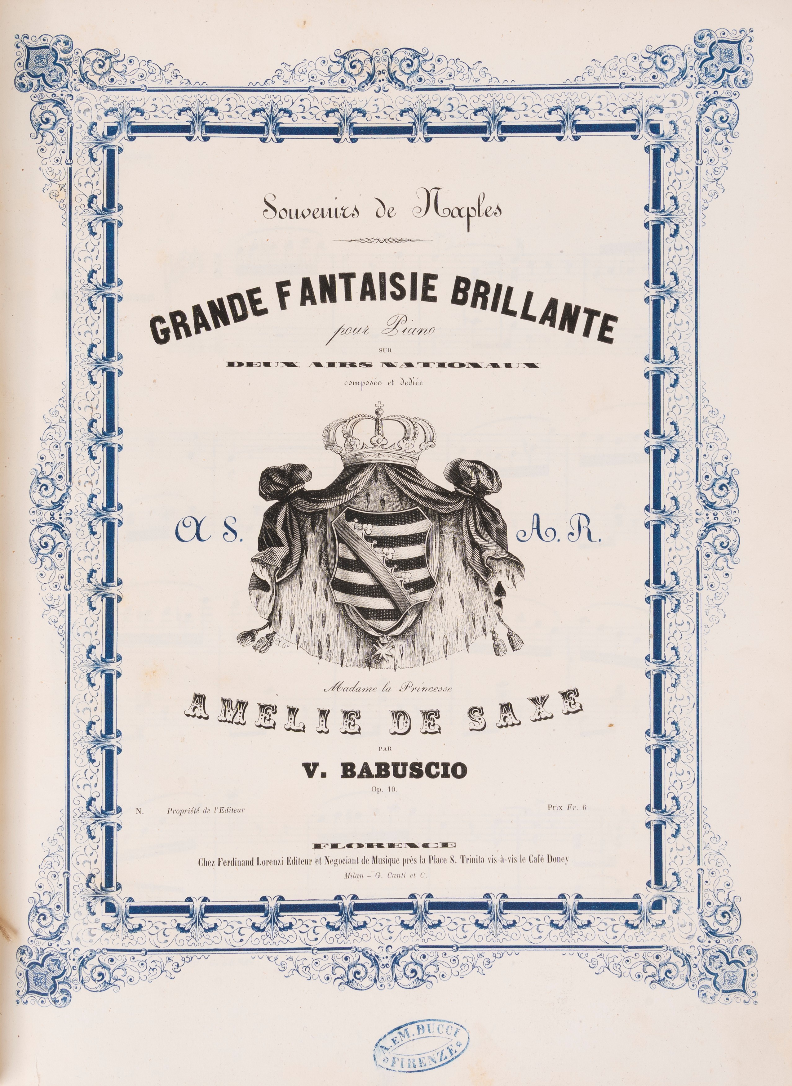 Gioacchino Rossini - Souvenir: raccolta di spartiti per piano (1850)