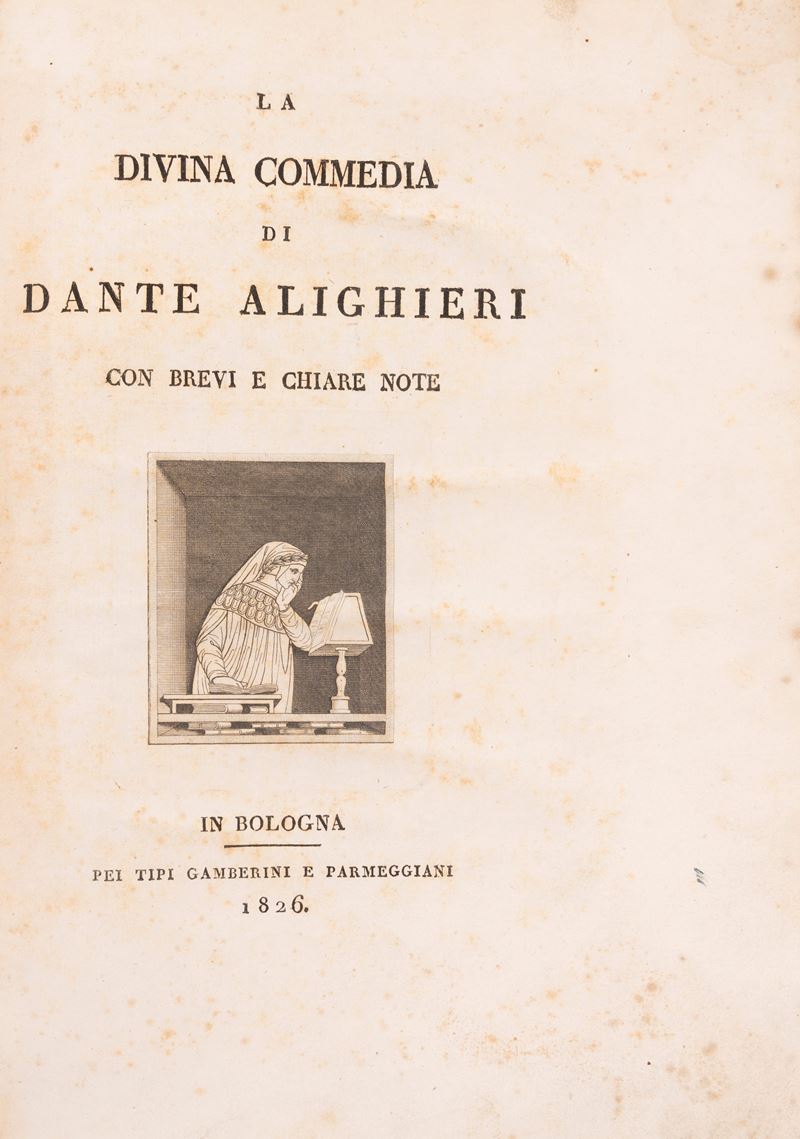 La Divina Commedia di Dante Alighieri con brevi e chiare note