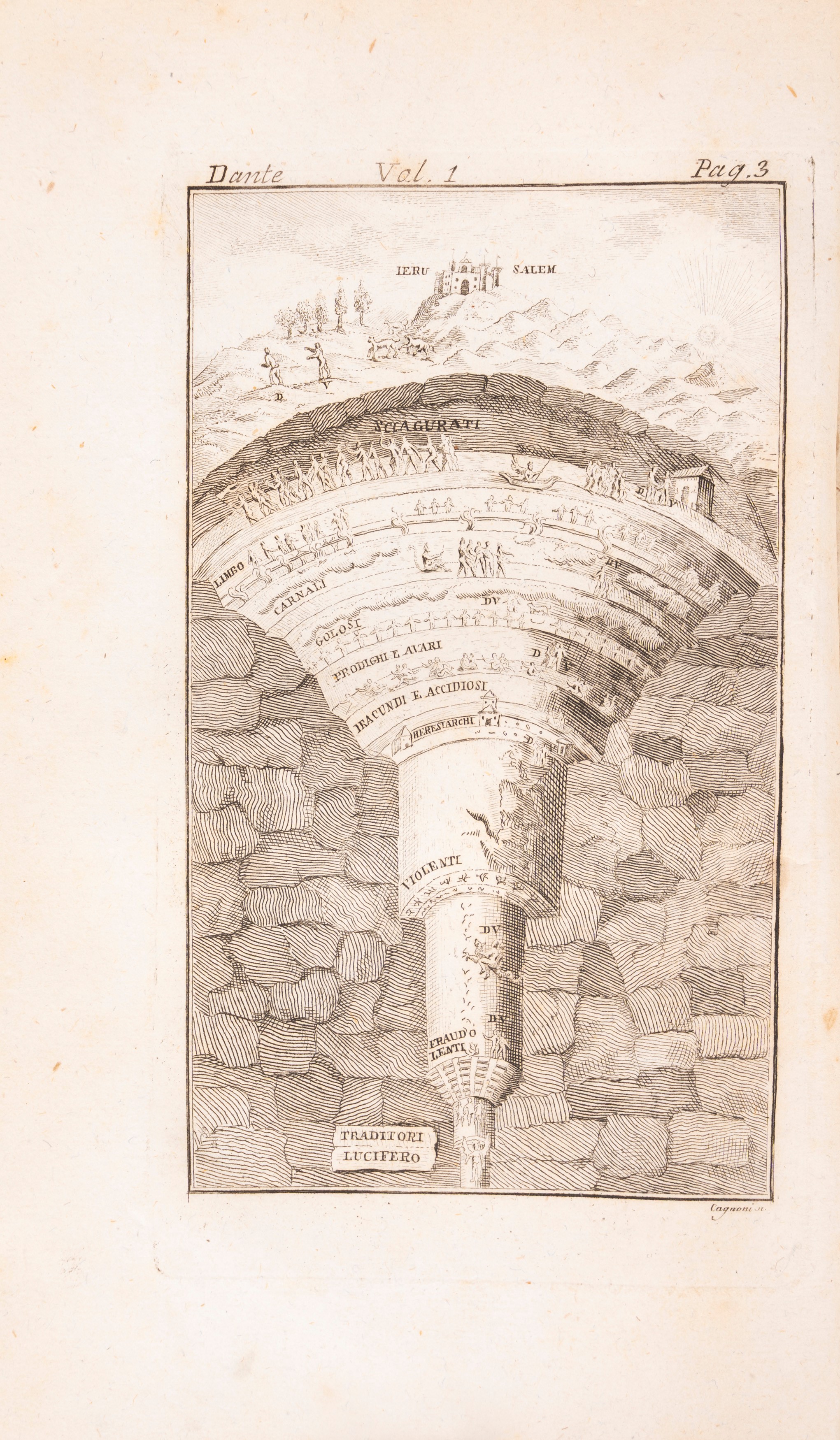 La Divina Commedia. Illustrata di note da Luigi Portirelli