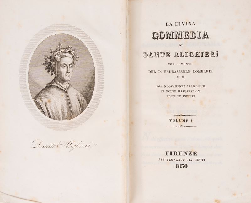 La Divina Commedia di Dante Alighieri col comento del P. Baldassarre Lombardi