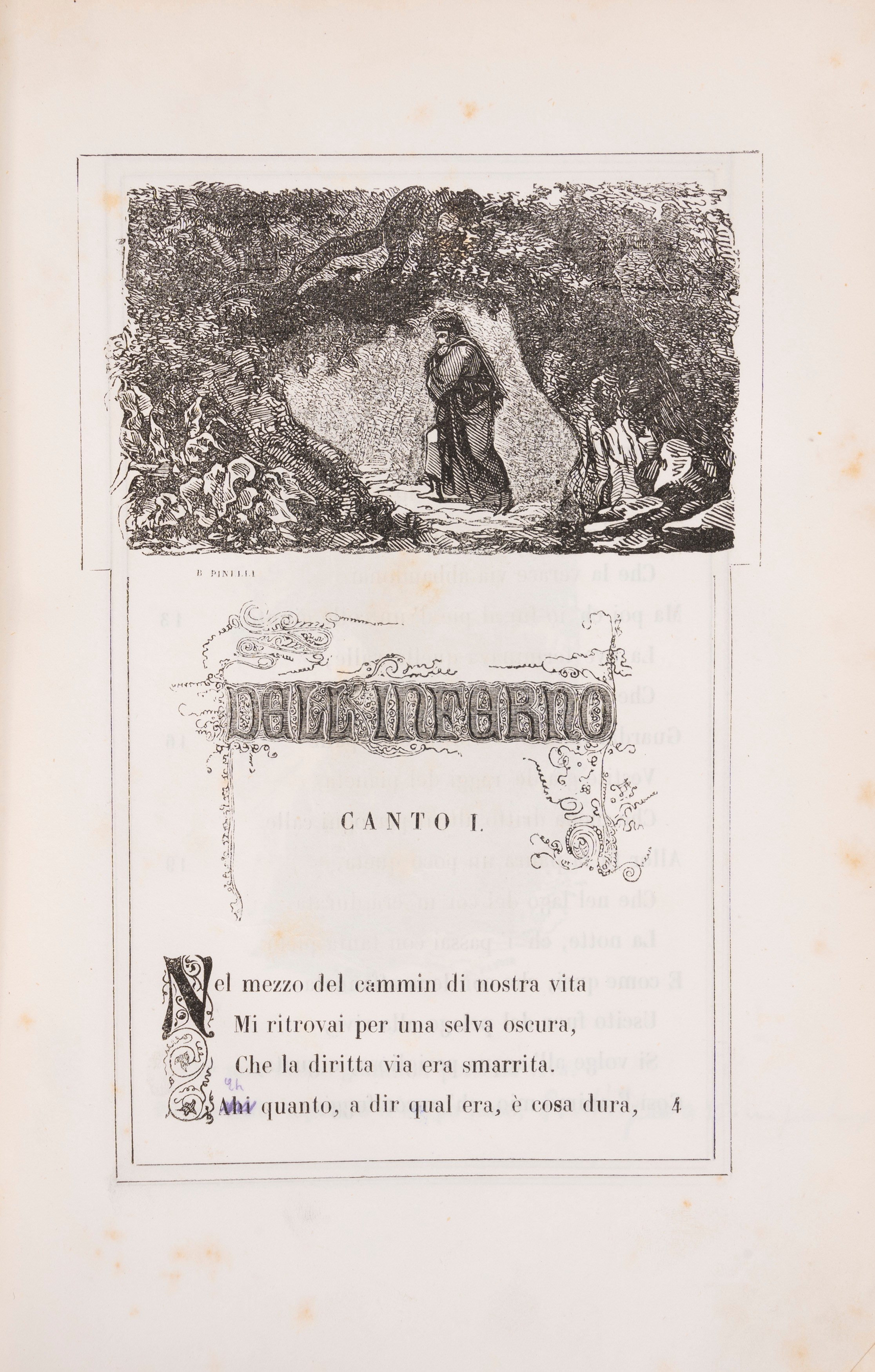 La Divina Commedia di Dante Alighieri con le note di Paolo Costa, e gli argomenti dell'Ab G. Borg...