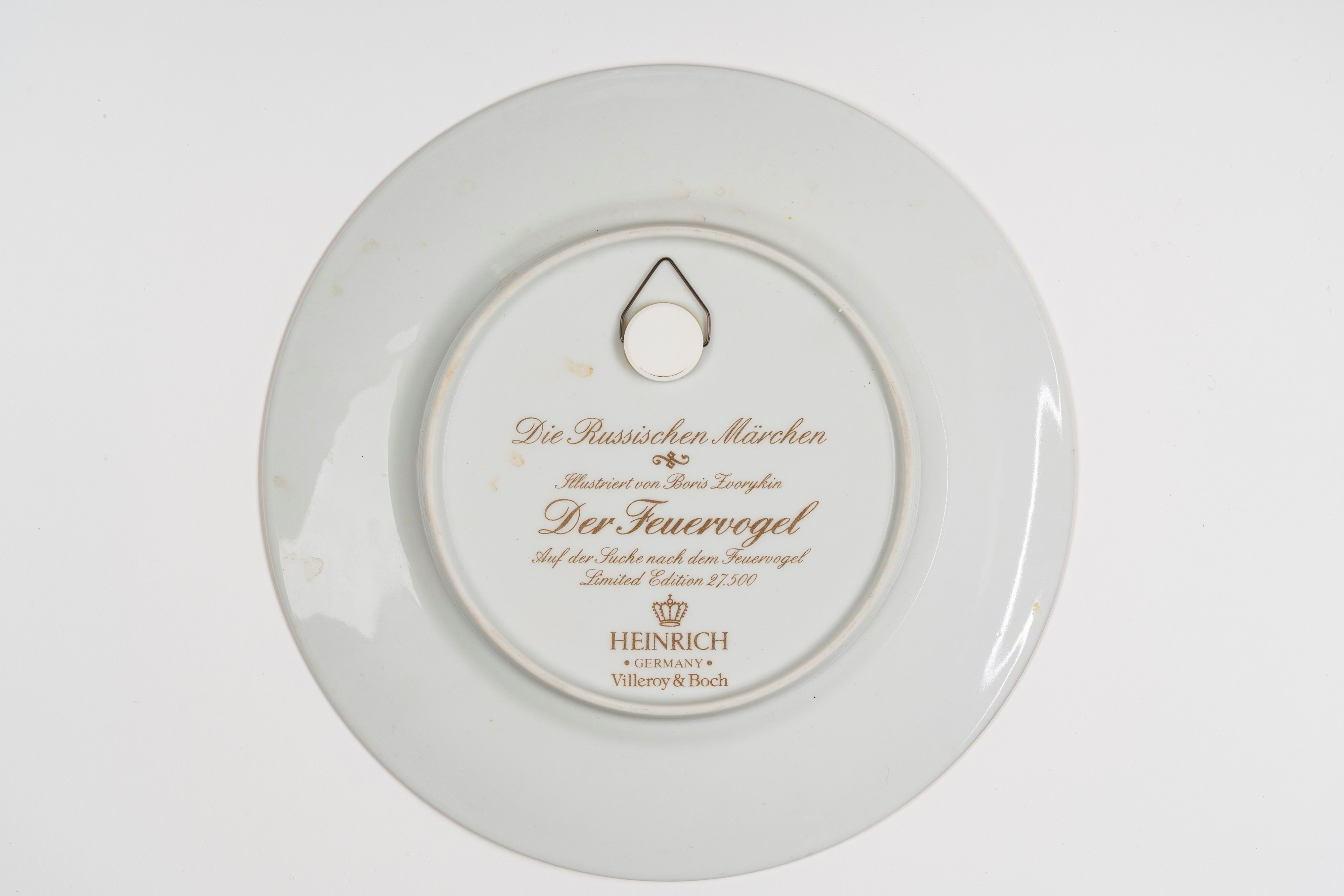 Dodici Piatti da Collezione in Porcellana Heinrich - Villeroy & Boch, Appatenenti alla Serie "le ...