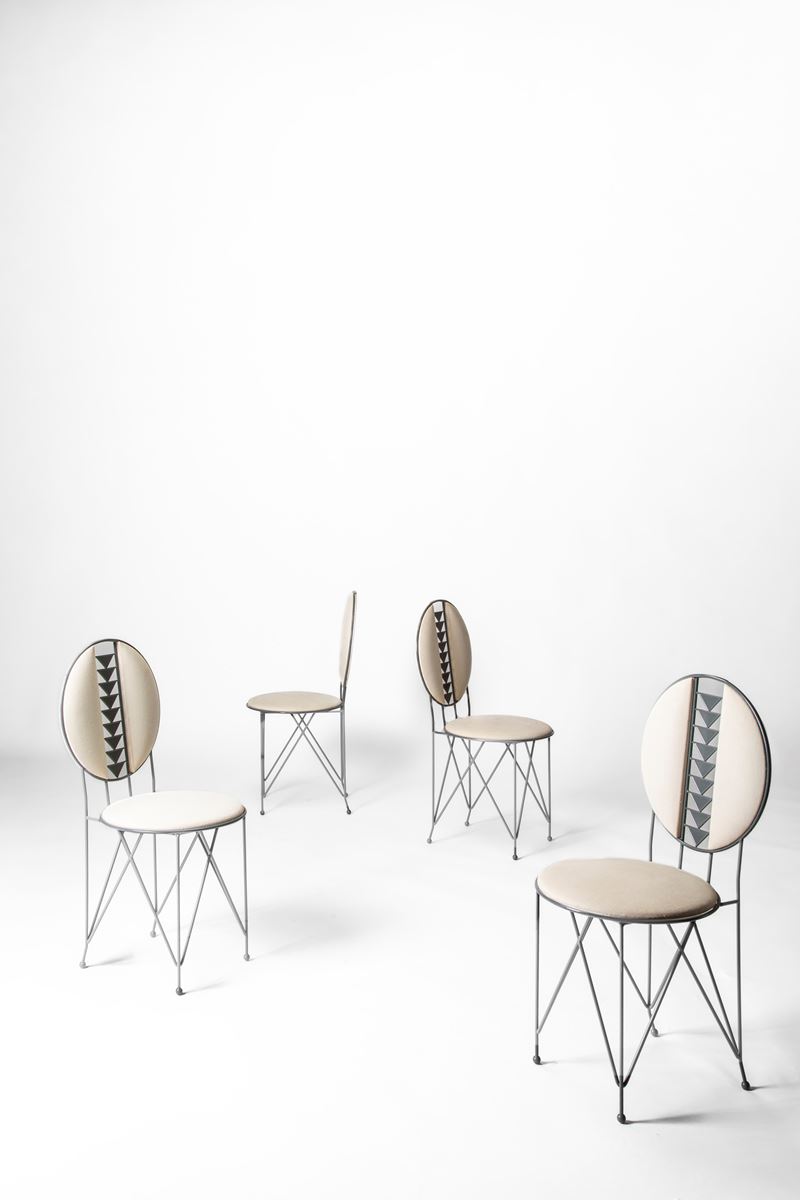 Set di quattro sedie modello 'Midway 2'