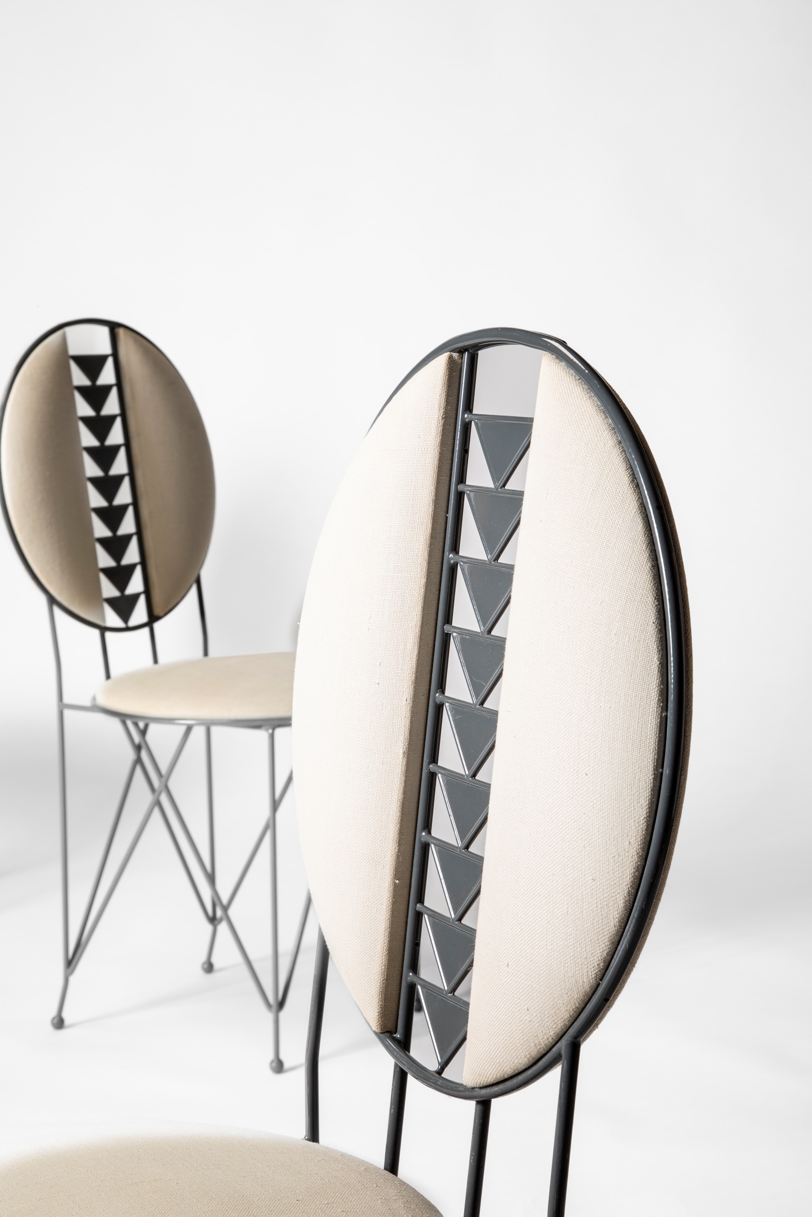 Set di quattro sedie modello 'Midway 2'