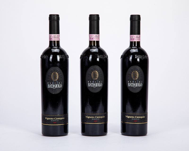 SELEZIONE DI BAROLO BENI DI BATASIOLO, VIGNETO CEREQUIO IN LA MORRA 1999 (3 BT)