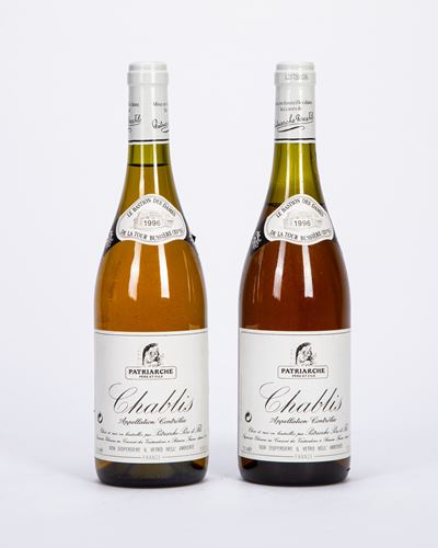 Patriarchès Père et Fils, Chablis «Appellation Contrôlée», 1996, «Les Bastioms des Dames de la To...