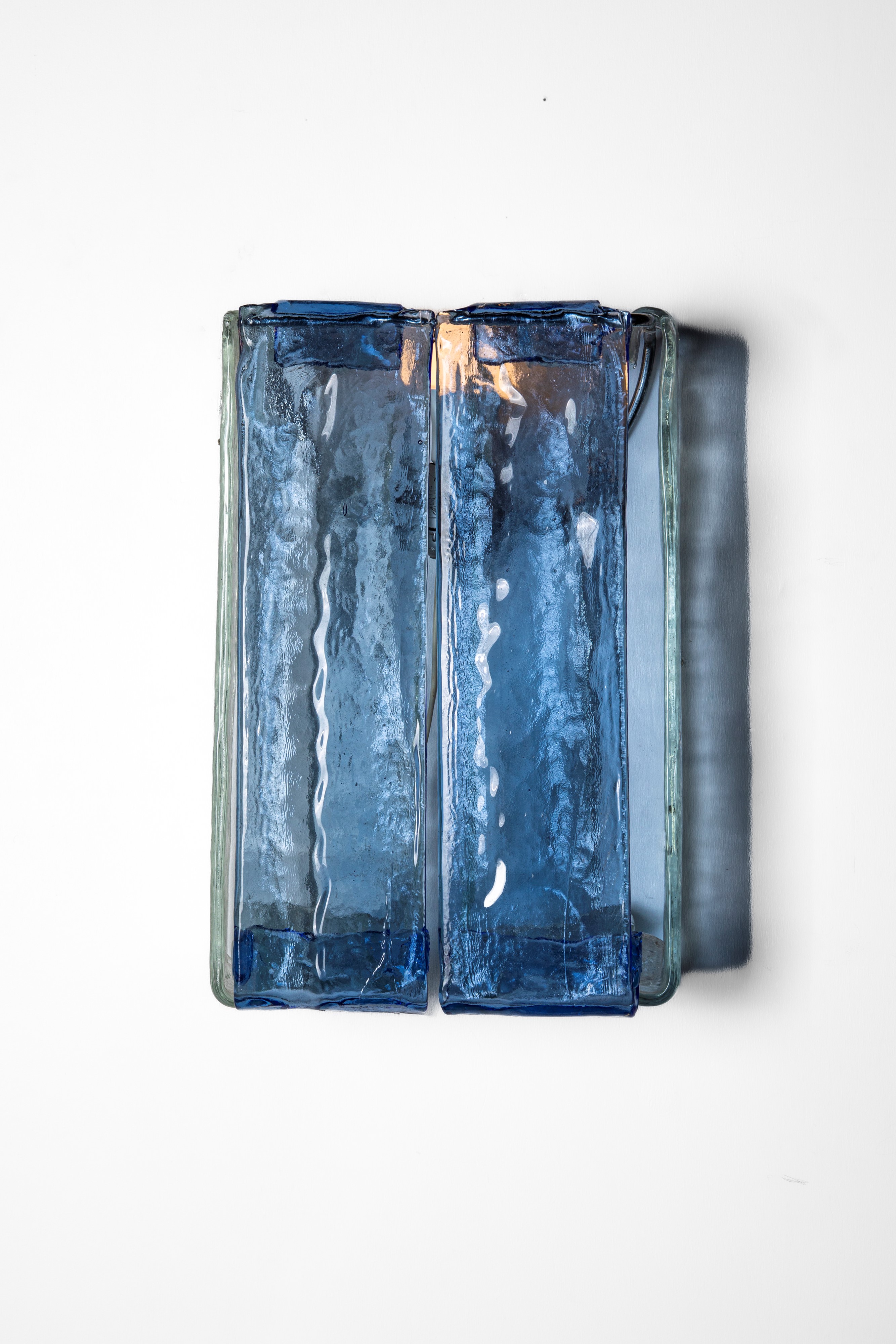 Renato Toso - Applique scultura modello 'Laguna', metallo cromato e vetro, 1968